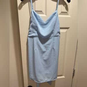 Hello Molly Light Blue Mini Dress